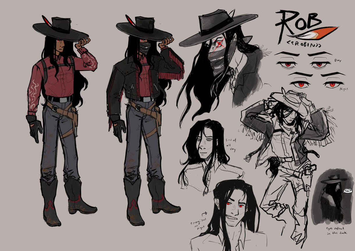 HUMONSTROUS: character concept sheet