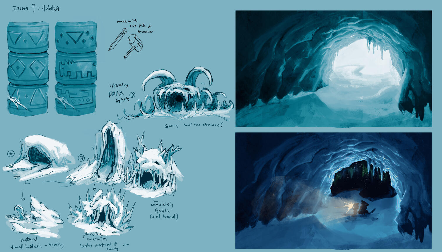 environment concept for thoam, temple entrance
